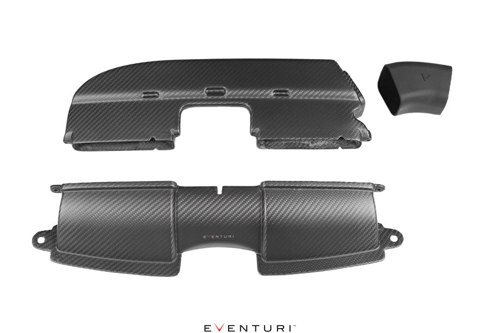 Eventuri E9X M3 Carbon Duct Set - Matte Carbon - EVE-E9X-CFM-DCT