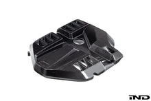 Load image into Gallery viewer, Eventuri G8X M3 / M4 Black Carbon Engine Cover w/BMW M Power Decal - Matte Carbon - EVE-G8XM-CFM-ENG-D