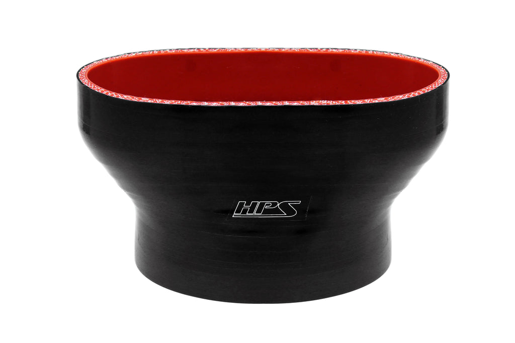 HPS Performance FOH-55-450-BLK Reinforced silicone adapter hose for Ford 55mm throttle body to 4.5" OD tubing