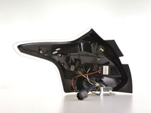Load image into Gallery viewer, Ford Focus 3 (C346) Hatchback Black Clear LED Taillights Set (2011 - 2014)