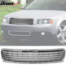 Load image into Gallery viewer, Fits 02-05 Audi A4 Chrome Hood Front Upper Grille - ABS