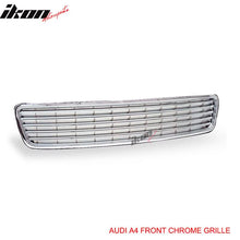 Load image into Gallery viewer, 1996-2001 Audi A4 Badge Less Chrome Sport Front Bumper Hood Grille ABS