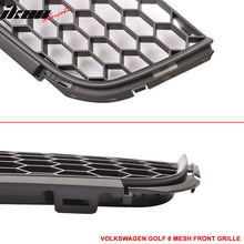 Load image into Gallery viewer, Fits 10-14 Golf MK6 Mesh Honeycomb GTI Black Front Upper+Lower Grille