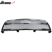 Load image into Gallery viewer, 2014-2015 Chevy Silverado 1500 B Style Silver Front Bumper Grille ABS