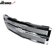 Load image into Gallery viewer, 2014-2015 Chevy Silverado 1500 B Style Silver Front Bumper Grille ABS