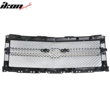 Load image into Gallery viewer, 2014-2015 Chevy Silverado 1500 B Style Silver Front Bumper Grille ABS