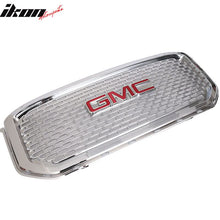 Load image into Gallery viewer, Fits 15-18 Yukon XL Chrome ABS Front Bumper Grille + Red GMC Emblem