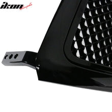 Load image into Gallery viewer, 2004-2008 Ford F150 All Black Mesh Style Front Bumper Hood Grille ABS