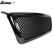 Load image into Gallery viewer, 2004-2008 Ford F150 All Black Mesh Style Front Bumper Hood Grille ABS