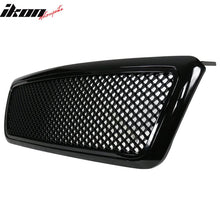 Load image into Gallery viewer, 2004-2008 Ford F150 All Black Mesh Style Front Bumper Hood Grille ABS