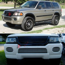 Load image into Gallery viewer, 2000-2004Â  Mitsubishi Montero Sport Unpainted Vertical Hood Grille ABS