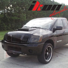 Load image into Gallery viewer, 2004-2007Â Nissan Titan Front Hood Grille Vertical Style Black ABS