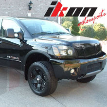 Load image into Gallery viewer, 2004-2007Â Nissan Titan Front Hood Grille Vertical Style Black ABS