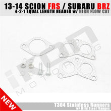 Load image into Gallery viewer, 2013-2016 Scion FR-S 4-2-1 Equal Length Header EL Spun High Flow Cat