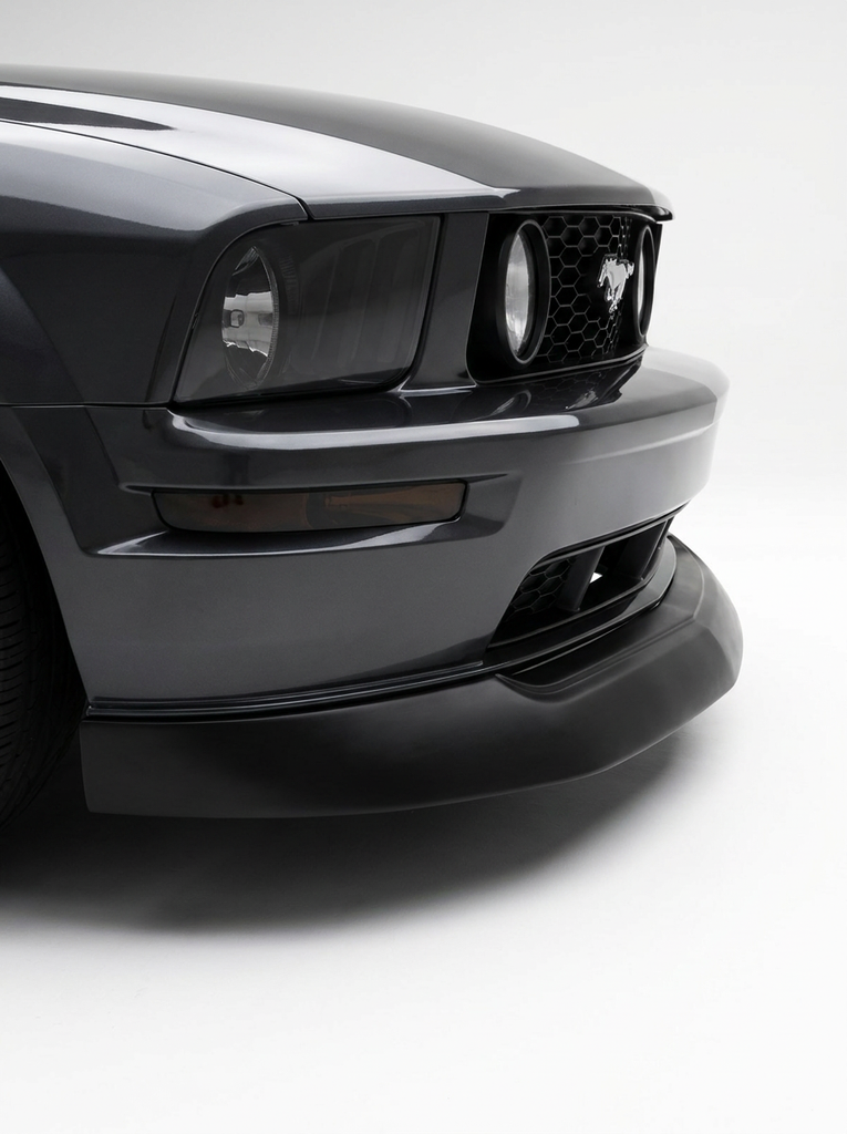 2005-2009 Ford Mustang GT V8 Unpainted Front Lip SplitterSpoiler PU