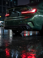 Load image into Gallery viewer, Carbon Fiber Dual Exhaust Tips for BMW M340i M240i M440i | G20 G42 G22 G23 G26 | Y-Pipe Single-to-Dual Conversion | Sold as Pair