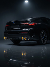 Load image into Gallery viewer, Carbon Fiber Dual Exhaust Tips for BMW M340i M240i M440i | G20 G42 G22 G23 G26 | Y-Pipe Single-to-Dual Conversion | Sold as Pair