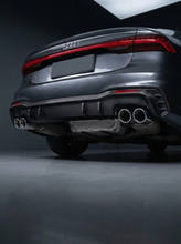 Load image into Gallery viewer, 2019–2020 Audi A7 S-Line / S7 C8 Sportback Rear Bumper Diffuser – Carbon Fiber