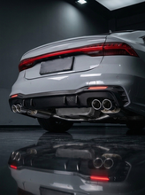 Load image into Gallery viewer, 2019–2020 Audi A7 S-Line / S7 C8 Sportback Rear Bumper Diffuser – Carbon Fiber