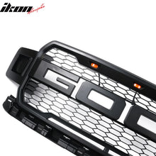 Load image into Gallery viewer, 2018-2020 Ford F150 R Style Front Bumper Hood Grille Matte Black