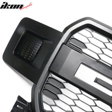 Load image into Gallery viewer, 2018-2020 Ford F150 R Style Front Bumper Hood Grille Matte Black