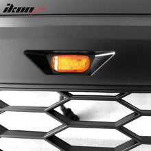Load image into Gallery viewer, 2011-2016 Ford F250 F350 R Style Matte Black Front Bumper Hood Grille