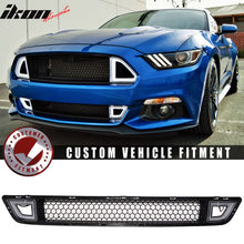 Load image into Gallery viewer, 2015-2017 Ford Mustang IKON Front Lower Grill Mesh Grille With Light