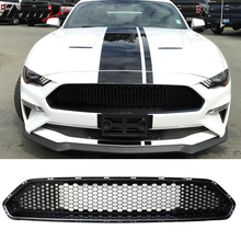Load image into Gallery viewer, 2018-2023 Ford Mustang Mesh Style Black Upper Grille ABS Plastic