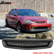 Load image into Gallery viewer, Fits Civic 96-98 2 Front Rear Bumper Lip + T-R Front Grille