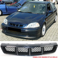 Load image into Gallery viewer, 1999-2000 Honda Civic Mugen Style Unpainted Mesh Front Hood Grille ABS