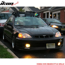 Load image into Gallery viewer, 1999-2000 Honda Civic Mugen Style Unpainted Mesh Front Hood Grille ABS