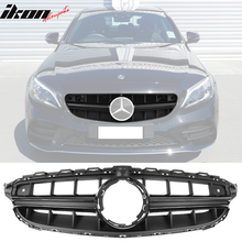 Load image into Gallery viewer, 2019-2020 Benz W205 C300 Vertical Unpainted Front Grille w/Camera Hole