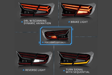 Load image into Gallery viewer, Honda Accord 10th Gen (CV1/CV2/CV3) Pre-Facelift Twin Line LED Tail Lights (2018-2021)