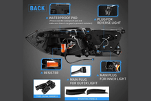Load image into Gallery viewer, Honda Accord 10th Gen (CV1/CV2/CV3) Pre-Facelift Twin Line LED Tail Lights (2018-2021)