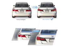 Load image into Gallery viewer, Honda Accord 9th Gen -Red,Red Smoked, Full Smoke- LED Tail Lights Upgrade (2013-2015)