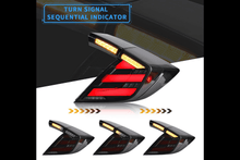 Load image into Gallery viewer, Honda Civic 10th Gen Hatchback and Type R Smoked Style LED Tail Lights Upgrade (2016-2021)