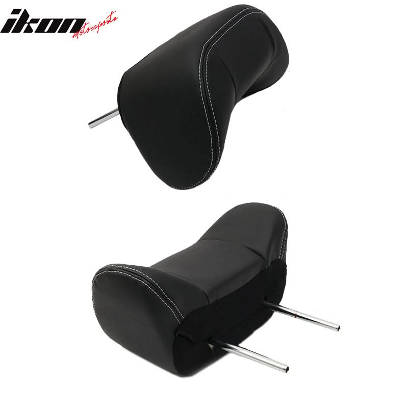 2011-2000Â Toyota Sienna Black Front And Middle Headrest Faux Leather