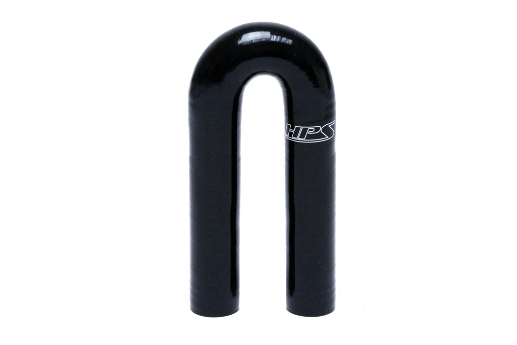 HPS Performance HTSEC180-112-BLK Silicone 180 Degree U Bend Elbow Hose