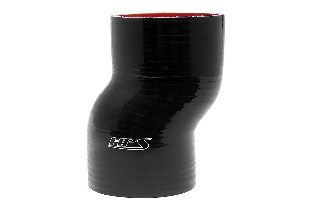 HPS Performance HTSOC-325-L6-BLK Silicone Offset Coupler Hose