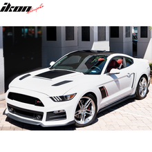 Load image into Gallery viewer, 2015-2018 Ford Mustang V6 &amp; EcoBoost GT Style Black Hood Vents PP