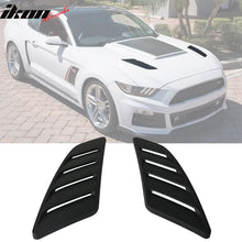 Load image into Gallery viewer, 2015-2018 Ford Mustang V6 &amp; EcoBoost GT Style Black Hood Vents PP