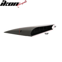 Load image into Gallery viewer, Universal Black Air Flow Hood Vent Scoop ABS