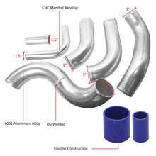 Load image into Gallery viewer, 1993-1997 Mazda RX-7 FD3S 13B Intercooler Piping Kits FMIC Aluminum
