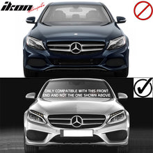 Load image into Gallery viewer, 2015-2018 Benz W205 Sport DP Style Unpainted Black Front Bumper Lip PU