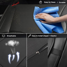 Load image into Gallery viewer, 2009-2025 Ford F150 Crew Cab PU Leather Car Seat Cover w/ Pocket