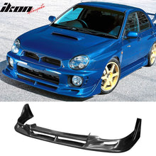 Load image into Gallery viewer, 2002-2003 Subaru Impreza WRX Sti CW style Black Front Bumper Lip PU