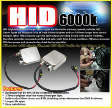 Load image into Gallery viewer, 6000K Hid Fits Honda Civic 09-11 Sedan Clear Lens Fog Lights Kit RH LH