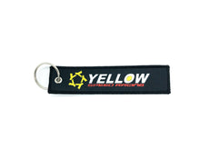 Load image into Gallery viewer, Yellow Speed Racing Jet Tag Keychain