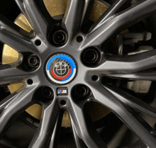 Load image into Gallery viewer, BMW Wheel Caps - Full Carbon Fiber 50th Anniversary Style