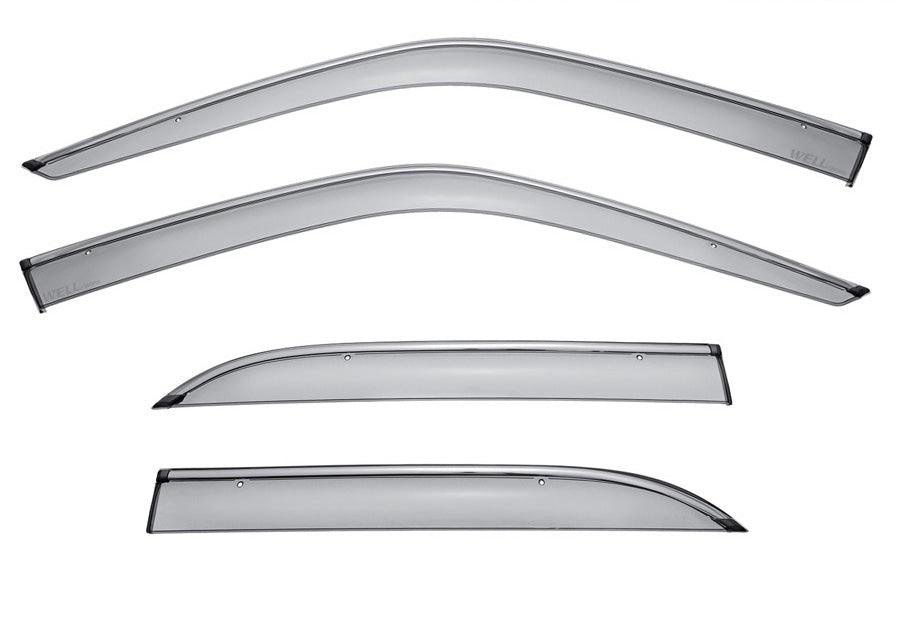 WellVisor Window Deflectors w/ Chrome Trim  | 01-06 LS430